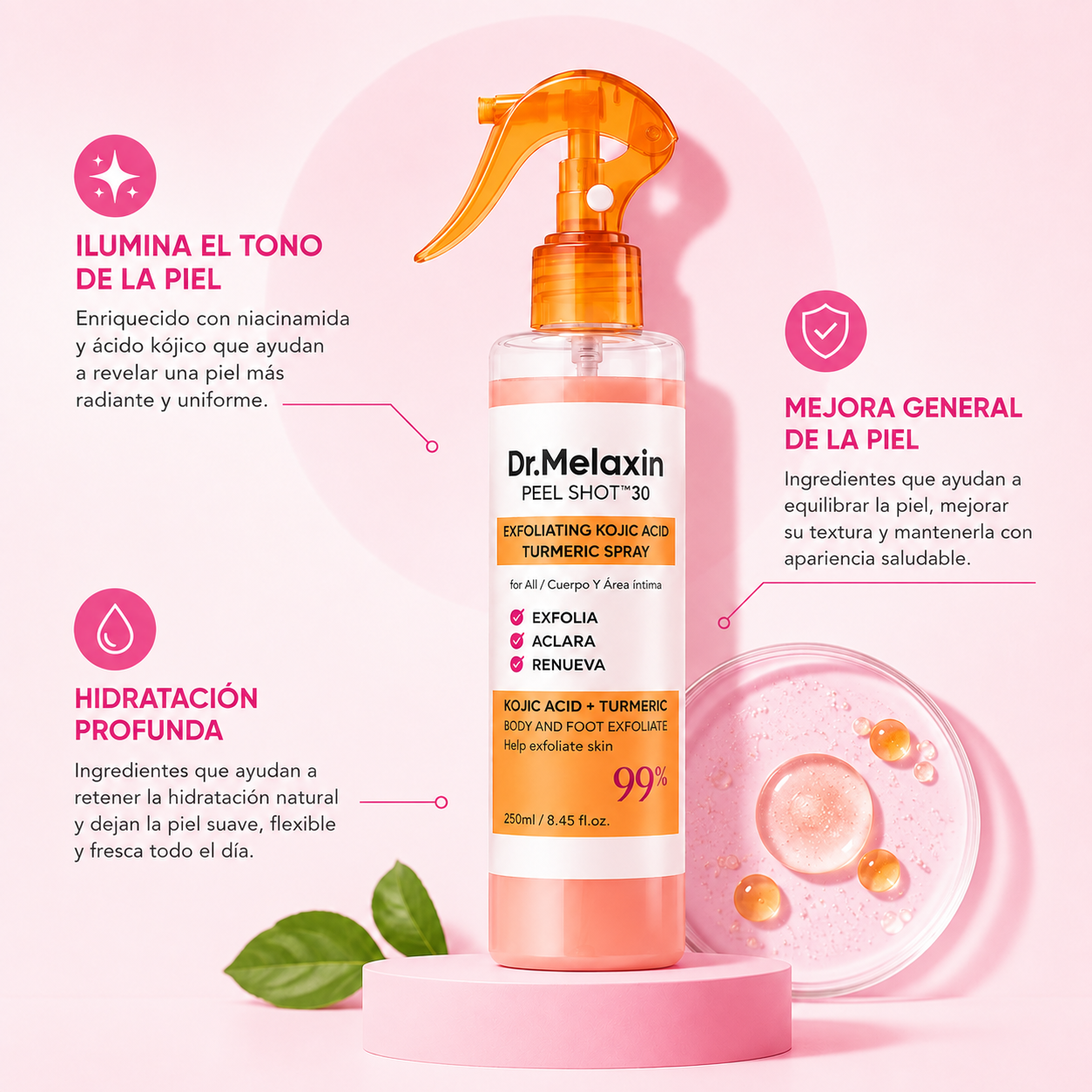SPRAY DR.MELAXIN-Recupera la confianza de mostrar tu piel