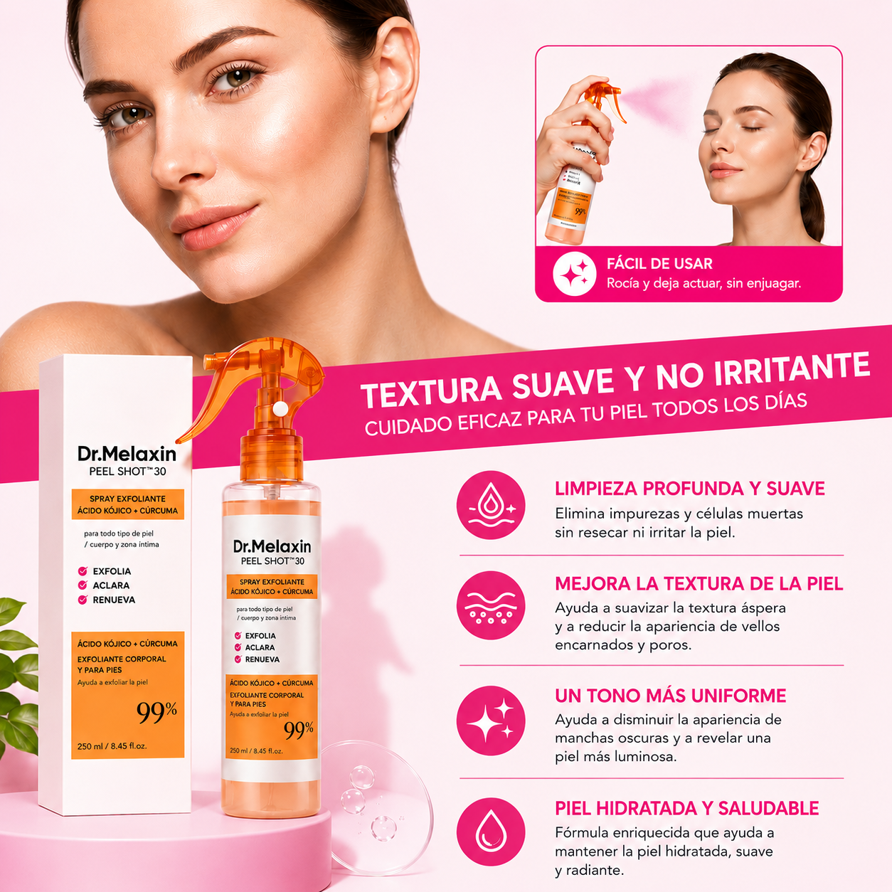 SPRAY DR.MELAXIN-Recupera la confianza de mostrar tu piel